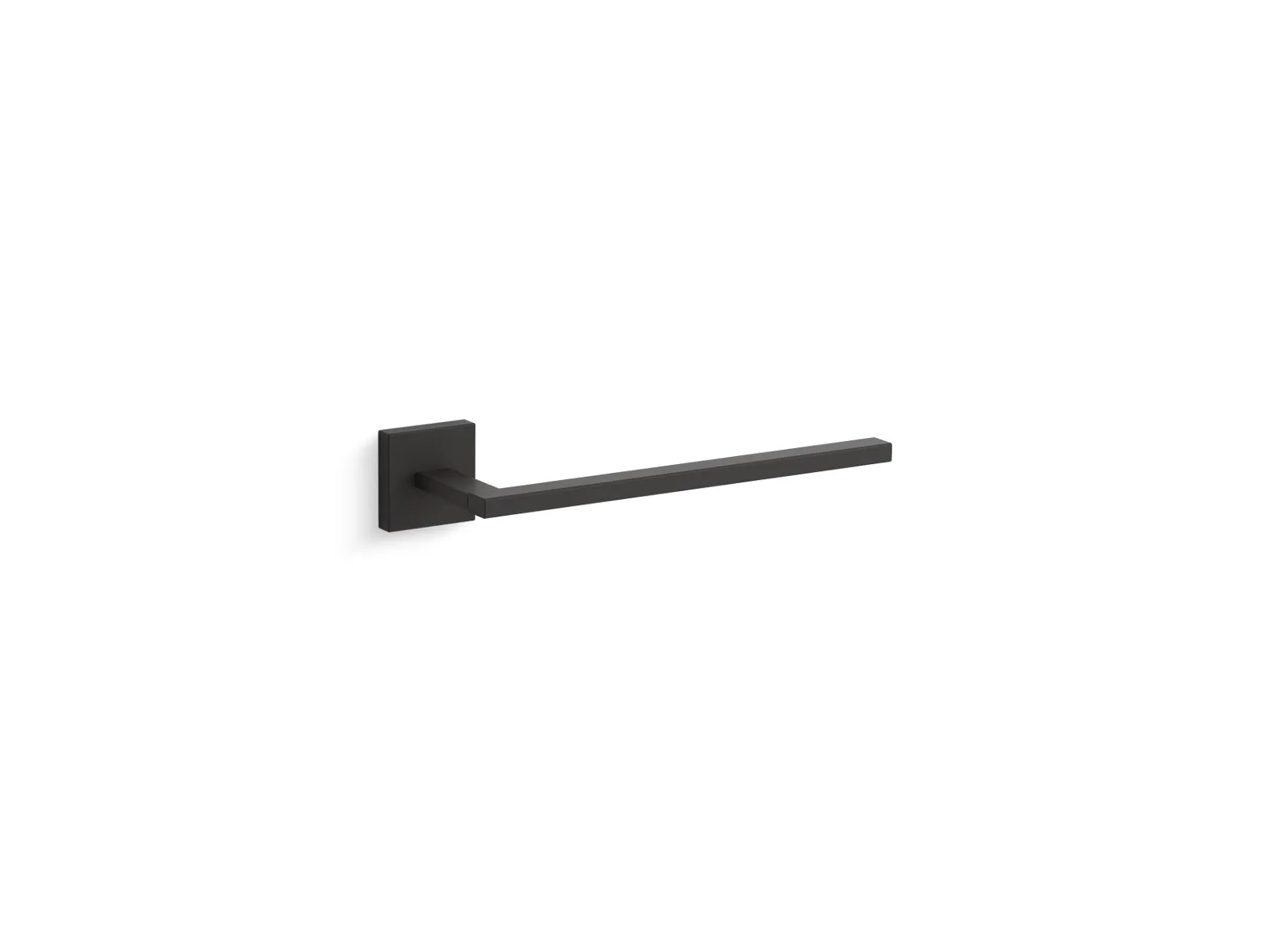Square 2" Towel Arm in Matte Black