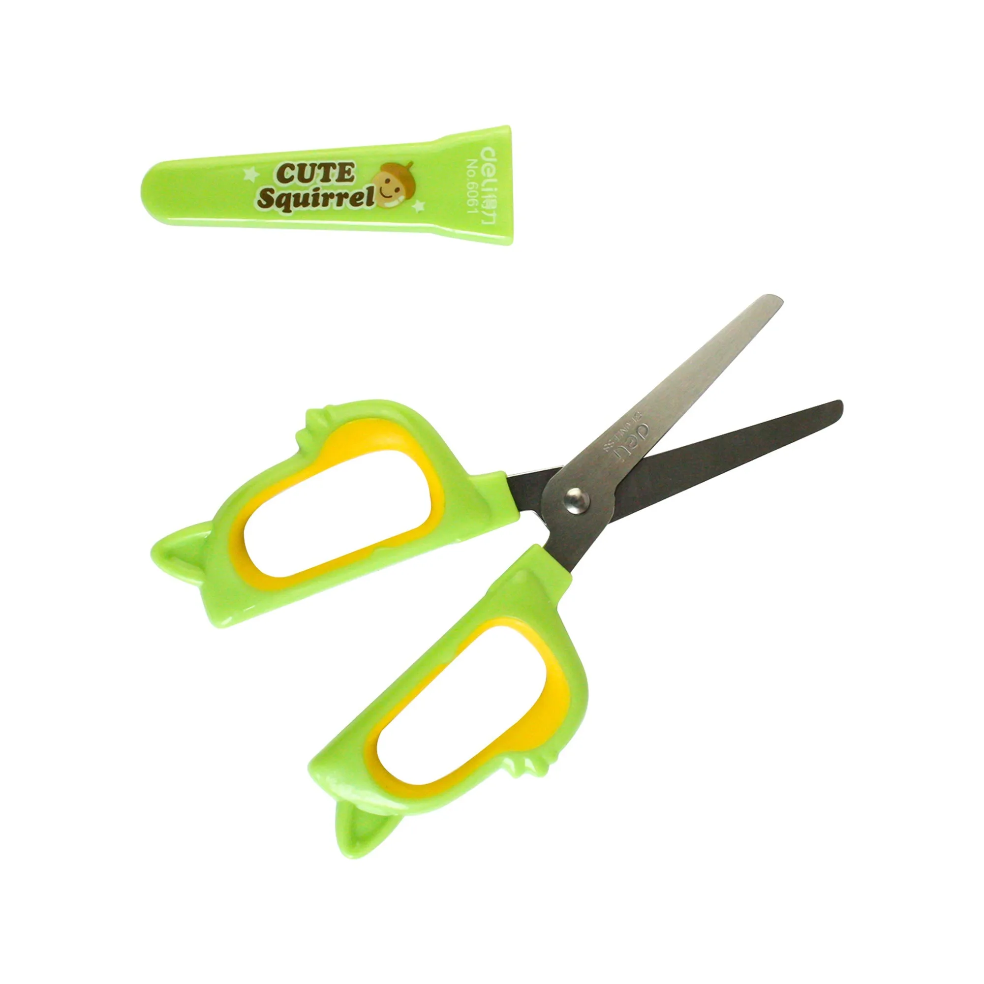 Squirrel-Shaped Handheld Scissors with Stand - Compact and Fun