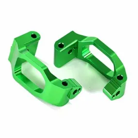 Traxxas 8932G Caster blocks (c-hubs) 6061-T6 aluminum (green-anodized) left & right 4x22mm pin (4) 3x6mm BCS (4) retainers (4)