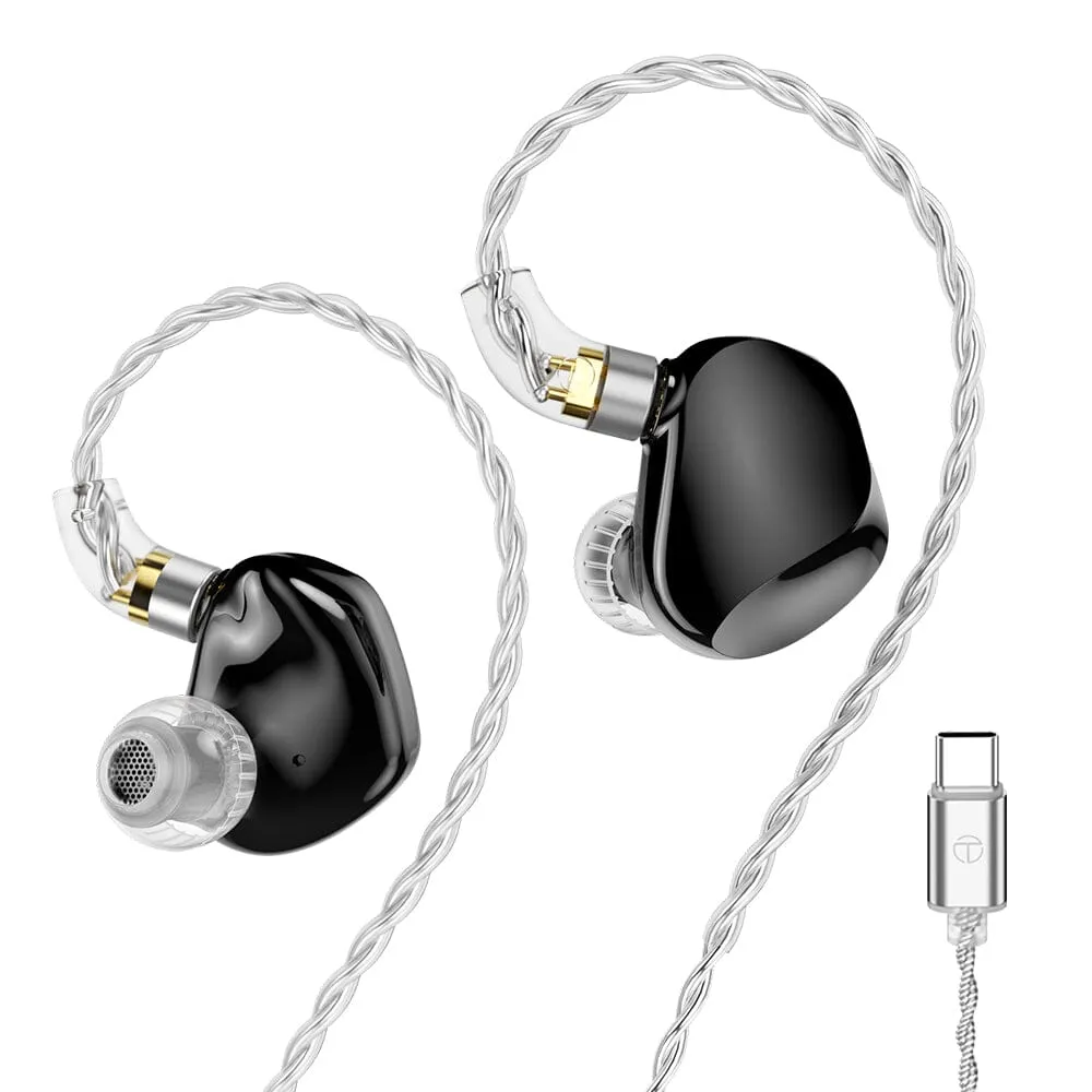 TRN VX Pro  1DD 8BA Hybrid In-Ear Earphones