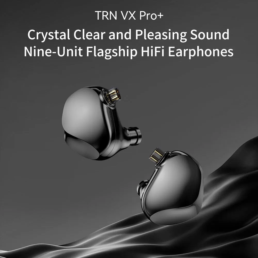 TRN VX Pro  1DD 8BA Hybrid In-Ear Earphones