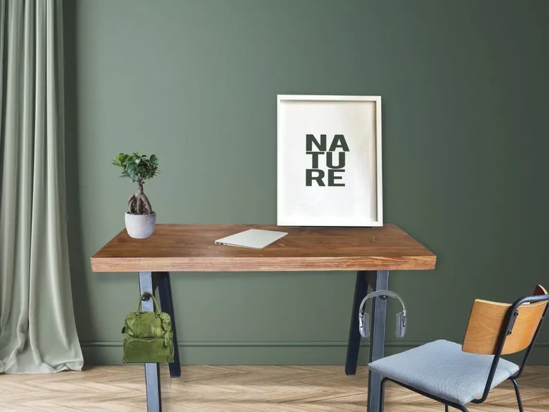 UMBUZÖ Solid Wood Desk - Home Office Desk