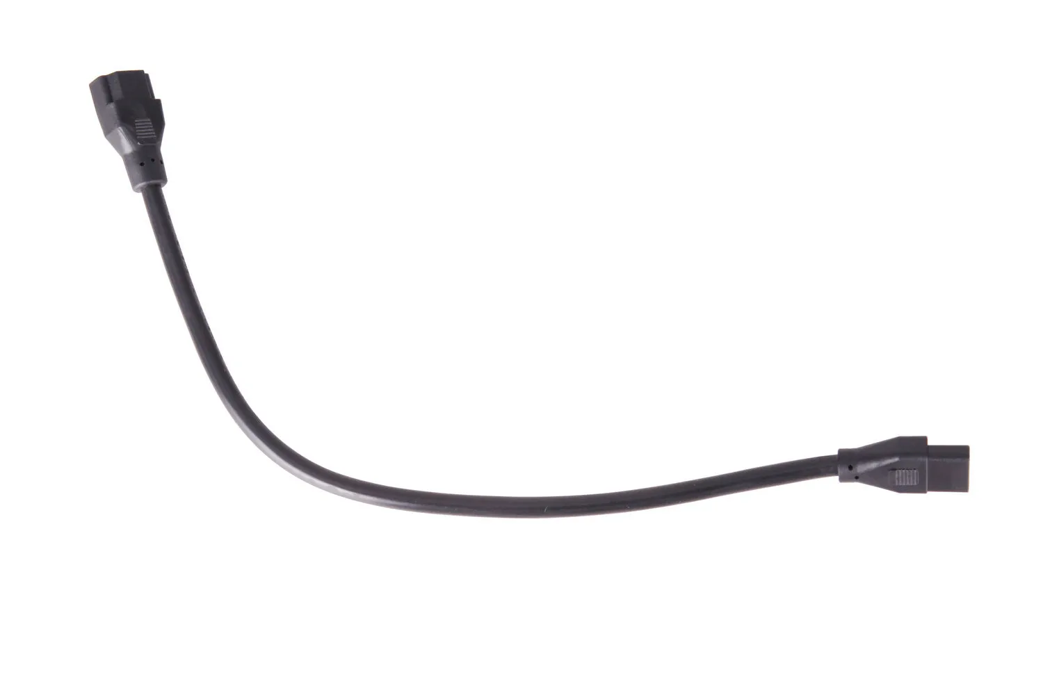Under Cabinet Light Bar Connector Cord in Black