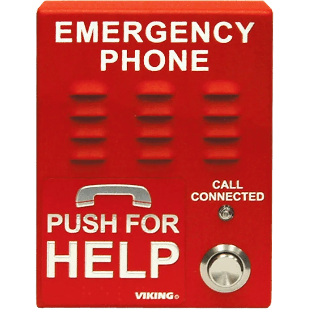 Viking E-1600-IP-EWP ADA Compliant VoIP Emergency Phones with Built-In Dialer and Digital Voice Announcer