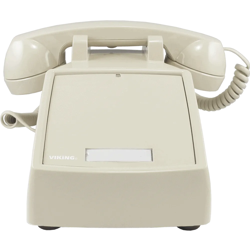 Viking K-1900D-IP VoIP Desk Phone with Auto Dialer, Ash
