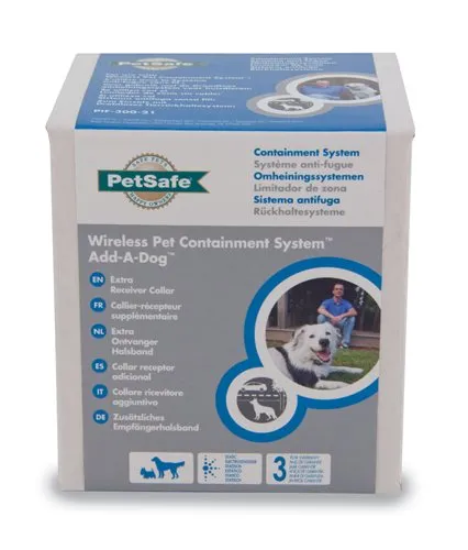 Wireless Pet Containment System Add-A-Dog® Extra Receiver Collar