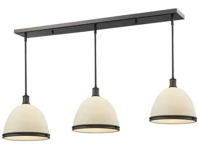 Z-Lite Mason Matte Opal & Olde Bronze Table Light