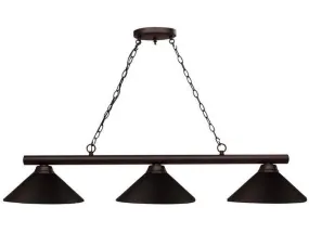 Z-Lite Shooter Bronze Finished Pool Table Light